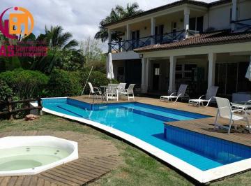 Casa · 650m² · 5 Quartos · 4 Vagas · Alugo Casa com 1.100m2 vista mar de Alto Padrão em Patamares dentro de condomínio fechado com 5/4, s