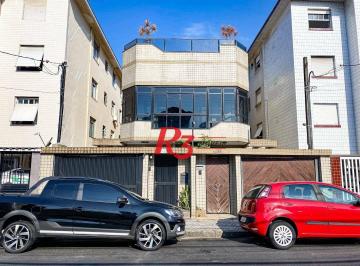 1777fe905e0a2edc6ec3e63221c6cede38e2935e · Sobrado com 5 dormitórios à venda, 258 m² - Embaré - Santos/SP