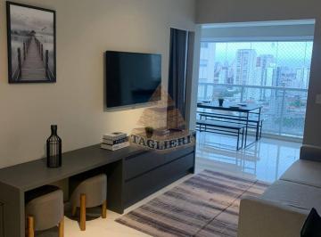 Apartamento · 52m² · 2 Quartos · 1 Vaga · Apto Anália Franco. Mobiliado, envidraçamento, cooktop, ar condicionado