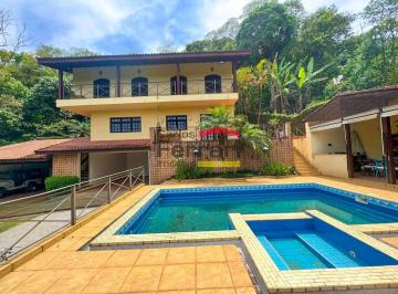 Casa · 349m² · 4 Quartos · 5 Vagas · Sobrado na serra da Cantareira, condomínio Alpes da Cantareira, 4 dormitórios com sacada,
