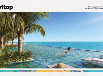 Apartamento de 1 quarto, Salvador · Apartamento a venda com 36m² uma suíte com varanda e vista mar frontal na praia de Armação