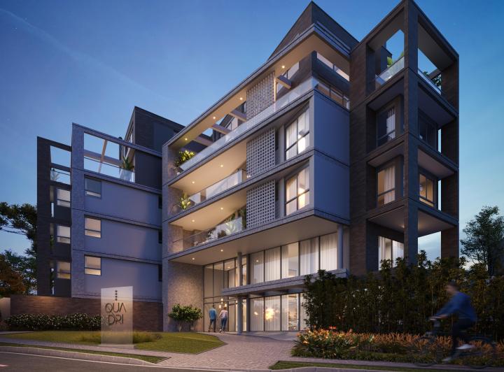 Imóvel novo vertical , Curitiba · Apartamento Curitiba Mercês - Centro Cívico - Quadri