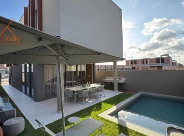 e76aed3e5153fe0da6f45d448ef66b5ab87981e7 · Casa com 4 dormitórios à venda, 314 m² por R$ 2.359.164,81 - Praia Do Jacare - Cabedelo/PB