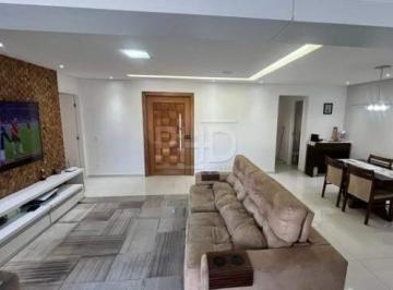 Sala · Apartamento mobiliado de 4 quartos (3 suítes) com varanda gourmet no Centro de São Bernardo do Campo
