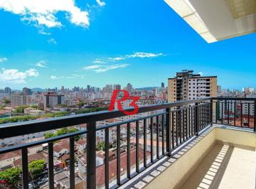33485ee72e6e1e7b6fc5ba1ae75d6c22554b6bf1 · Apartamento com 2 dormitórios à venda, 78 m² por R$ 850.000,00 - Marapé - Santos/SP