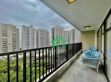 703093db4d7b73c3df5c967db32eabd00c61ae87 · Apartamento na Praia, Vista parcial ao Mar, 4 dormitórios 3 suíte, 2 vagas, Pitangueiras, Guarujá.