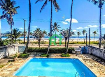 974306463c356cd1886d1fb482f7ab12d3d0fae7 · Casa Frente Mar, 4 Dormitórios (3 Suítes), 4 Vagas, Piscina, Enseada, Guarujá/SP.