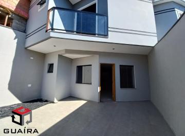 Casa · 120m² · 3 Quartos · 2 Vagas · Sobrado novo com 120m² com projeto moderno localizado no Bairro Curuça em Santo André/SP.
