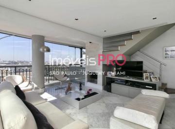Apartamento · 190m² · 3 Quartos · 4 Vagas · Campo Belo - Cobertura com 3 suíte(s), 3 dormitório(s) e 4 vaga(s) de garagem, para venda