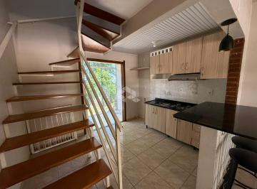 Casa · 55m² · 1 Quarto · 1 Vaga · Casa duplex semimobiliada, 01 dormitório em condomínio fechado no Arroio Grande