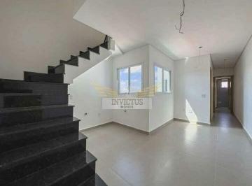 Apartamento · 92m² · 2 Quartos · 1 Vaga · Cobertura sem Condomínio com 2 Quartos, 92m² - Utinga, Santo André/SP.