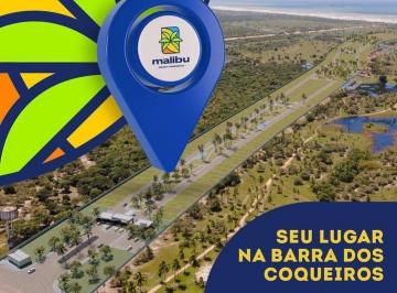 Terreno , Barra dos Coqueiros · VENDO Lote (chave) 51 norte no Condomínio fechado Malibu beach (pé na areia) R$163.500,00