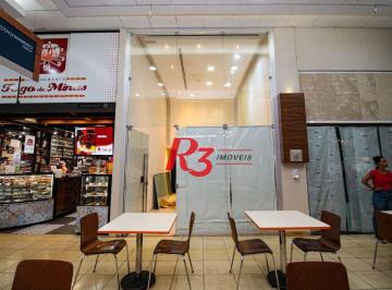 febd0161f68e7b6dc67971ab89b85c13576e1689 · Loja para alugar, 29 m² por R$ 5.502,00/mês - Gonzaga - Santos/SP