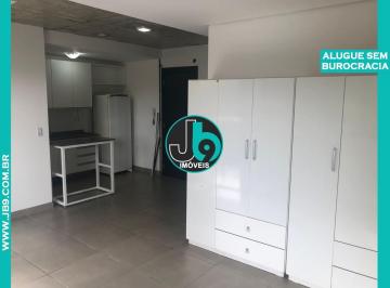 Foto 06 · Apartamento Studio para Alugar no Prado Velho 58m² com 1 quarto integrado à sala e sacada com churra