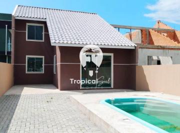 Casa · 100m² · 3 Quartos · Sobrado  à venda faixa mar, Carmery, PONTAL DO PARANA - PR