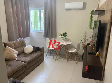 c3dd952b2e951c966df05951a66aa7d62b9ed781 · Apartamento com 1 dormitório à venda, 44 m² por R$ 460.000,00 - Aparecida - Santos/SP