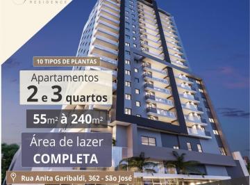 Apartamento · 55m² · 2 Quartos · 1 Vaga · Edifício San Jose – lançamento no bairro São José