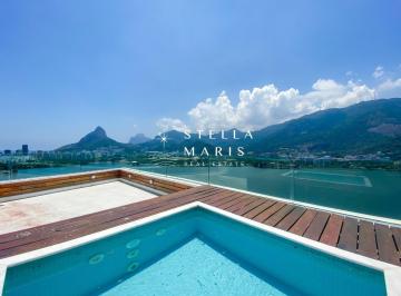 Foto 01 · Cobertura com vista panorâmica na Lagoa com 3 suítes e varanda