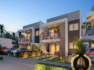 Casa · 4 Quartos · 2 Vagas · Casas Duplex 131 m², 4 Suítes,Varanda Privativa, Condomínio - Eusébio.