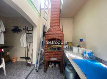 Churrasqueira · Sobrado à venda, 196 m² por R$ 741.000,00 - Parque Jaçatuba - Santo André/SP