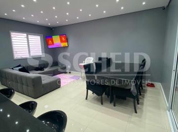 Casa · 93m² · 3 Quartos · 2 Vagas · Sobrado com 3  dormitórios, 3 suítes à venda, 130m² - Jardim Sabará