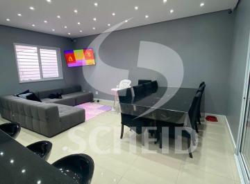 Casa · 93m² · 3 Quartos · 2 Vagas · Sobrado com 3  dormitórios, 3 suítes à venda, 130m² - Jardim Sabará