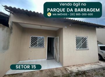 Casa de 2 quartos, Águas Lindas de Goiás · Ágio - casa com 2 quartos em condomínio fechado no Parque da Barragem