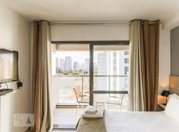 Apartamento · 26m² · 1 Quarto · 1 Vaga · Apartamento para Aluguel - Brooklin, 1 Quarto,  26 m² - São Paulo