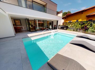 Casa de 5 quartos, Bertioga · À 60 metros da praia, casa toda climatizada + piscina aquecida, cód. 443