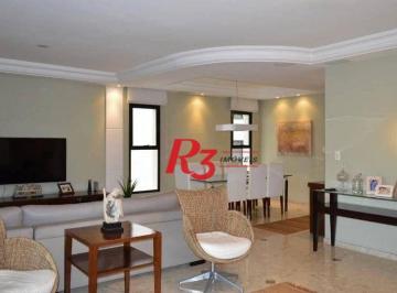 7f35c25790666376dd4c78d805c72e3884a95e36 · Apartamento com 3 dormitórios à venda, 227 m² por R$ 2.200.000,00 - Boqueirão - Santos/SP