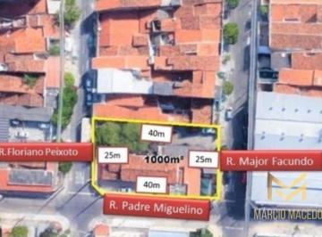 71503dc06d338454fb8b08fb1b814abc61084737 · Terreno à venda, 1000 m² por R$ 1.500.000,00 - Fátima - Fortaleza/CE