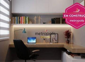 home office · Apartamento Garden com 2 dormitórios à venda, 107 m² por R$ 888.598,00 - Barcelona - São Caetano do 