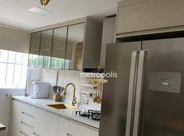 Cozinha · Apartamento à venda, 55 m² por R$ 377.000,00 - Vila Leopoldina - Santo André/SP