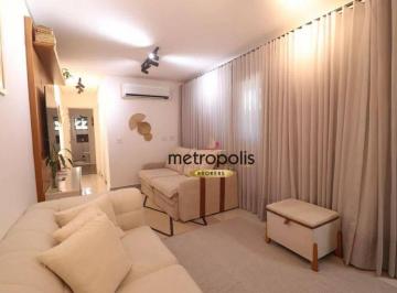 Sala de estar · Apartamento com 2 dormitórios à venda, 61 m² por R$ 690.000,00 - Jardim - Santo André/SP