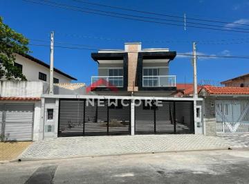 Casa · 138m² · 3 Quartos · 2 Vagas · Sobrado em Rua Augusto dos Anjos - Solemar - Praia Grande/SP