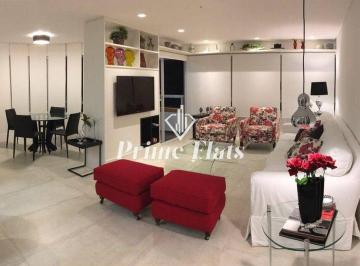 Apartamento · 117m² · 2 Quartos · 2 Vagas · Flat disponível para locação no Condomínio Edifício George V Residence Maria Lisboa, com 117m², 2 do