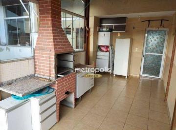 Churrsqueira · Cobertura à venda, 102 m² por R$ 368.810,00 - Vila Tibiriçá - Santo André/SP
