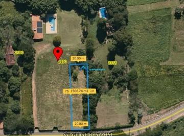 Terreno · 1500m² · Terreno a Venda C/ 1.000 M², Boa Localização e Bairro Rio Acima, Jundiaí 