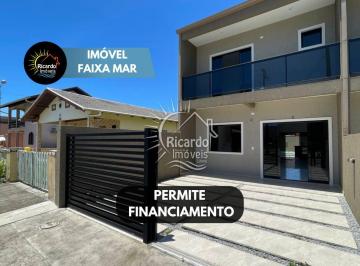 Casa · 138m² · 3 Quartos · 1 Vaga · SOBRADO QUADRA MAR COM PISCINA NO BALNEÁRIO GRAJAÚ
