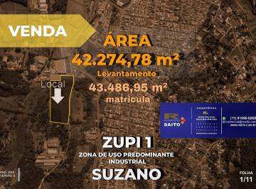 Comercial , Suzano · Área/Terreno com 43.486,95 m² à venda em Suzano, SP