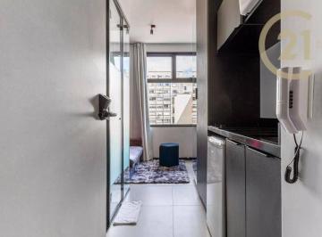 9032efa2f0ef4b7a5ebd22f39df352969ac2621b · Apartamento studio mobiliado e com serviços, com 1 dormitório à venda, 10 m² por R$ 320.000 - Higien