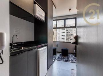 86d50ebafb0ebe9bbb2a39c913c49a90e16c971f · Apartamento studio mobiliado e com serviços, com 1 dormitório à venda, 10 m² por R$ 320.000 - Higien