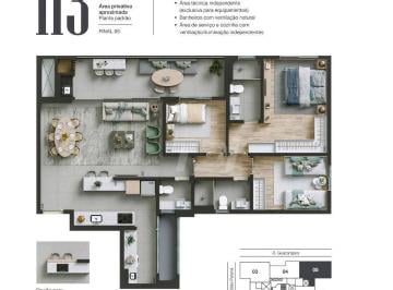 36480634470b8cee9bbd43fde3f77ca9024eae4b · Apartamento com 3 dormitórios à venda, 113 m² por R$ 1.988.950,00 - Vila Izabel - Curitiba/PR