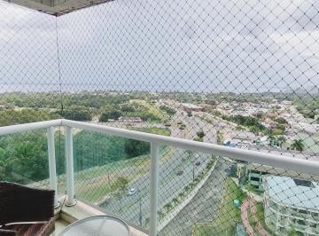 Apartamento de 2 quartos, Manaus · Apartamento com visão rio e ponte, 100% mobiliado, completo - CD. Acquarelle