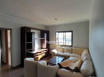 Sala · Apartamento com 2 dormitórios para alugar, 75 m² por R$ 3.319,56/mês - Nova Gerti - São Caetano do S