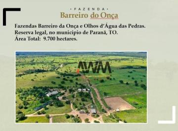 a664f6dadc7166a4bbf4afcb57adc0de1b652a60 · Fazenda à venda, 97000000 m² por R$ 110.000.000,00 - Zona Rural - Paranã/TO