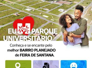 EU AMO PARQUE UNIVERSITARIO · EXCELENTE LOTES EM BAIRRO PLANEJADO.