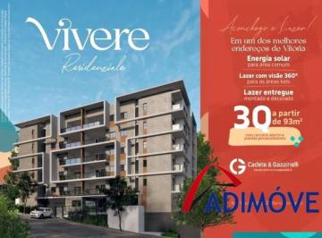 Fachada moderna do Vivere · Lançamento 3 quartos com 1 suíte no Barro Vermelho!