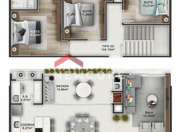 Apartamento en Venda de 2 quartos Pereque · Apartamento em Rua Luiz Valendowsky - Perequê - Porto Belo/SC