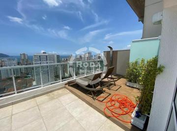 Foto 01 · Cobertura à venda no Boqueirão, Santos-SP: 2 quartos, 1 suíte, 2 salas, 3 banheiros, 1 vaga, 140m².